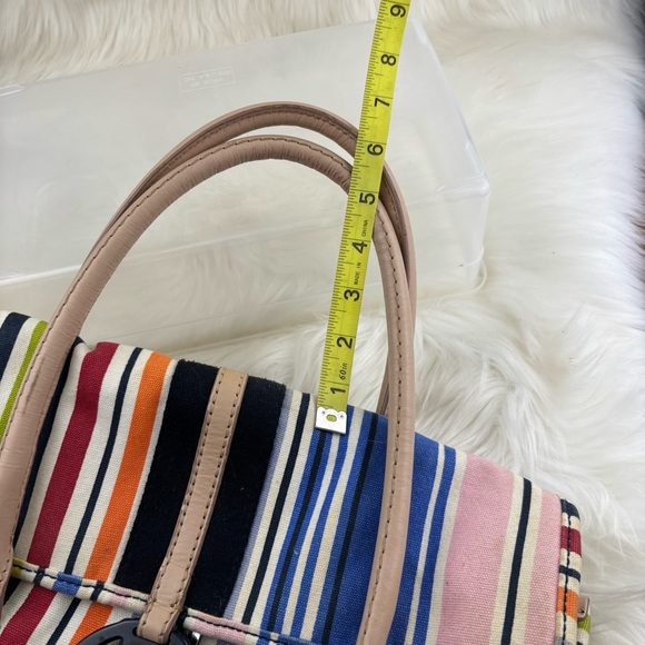Juicy Couture Maeve crazy for couture messenger Bag with Vibrant Stripes - Picture 12 of 12